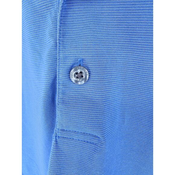 Cutter & Buck mens Sz XXL Short Sleeve Polo Shirt Golf Athletic Blue - Picture 2 of 4